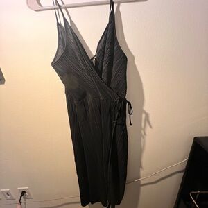 Urban Outfitters Black Pleated Maxi Dress